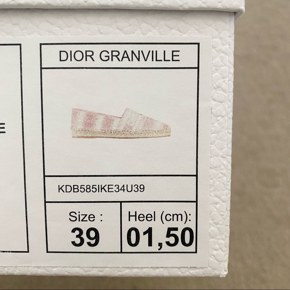 Dior Granville Espadrille Size 39 - Picture 9 of 9